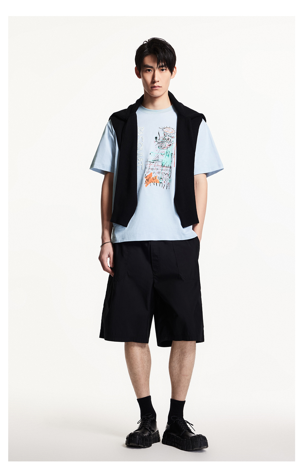 オーバーサイズTシャツ アートプリント ゆったりシルエットＴシャツ