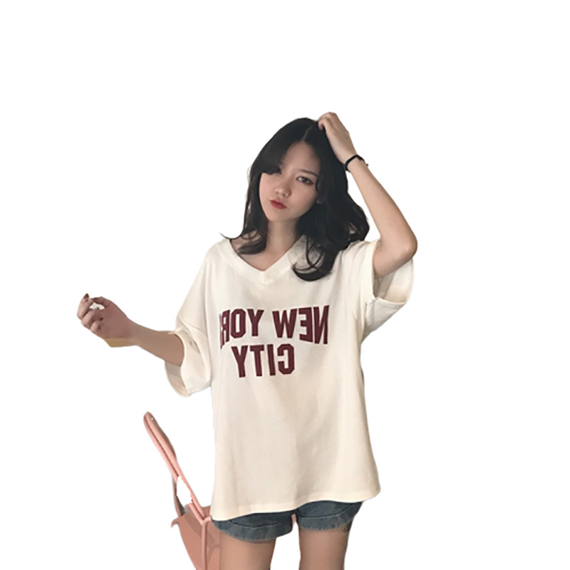 オーバーサイズTシャツ 反転文字デザイン ゆったりシルエット