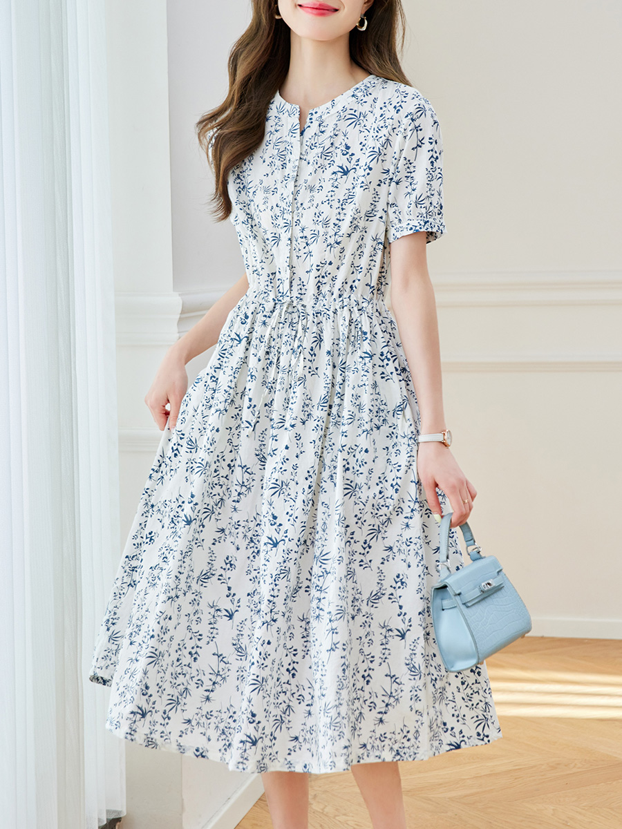 ロングワンピース レース 花模様レース仕立てロングワンピース