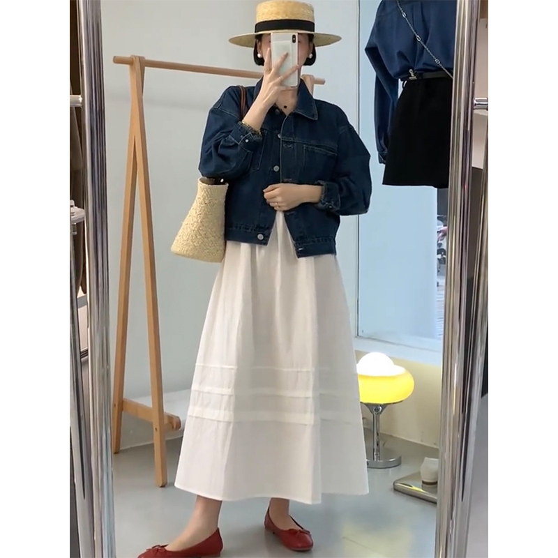 ロングワンピース キャミ ティアード切り替えキャミソールロングワンピース