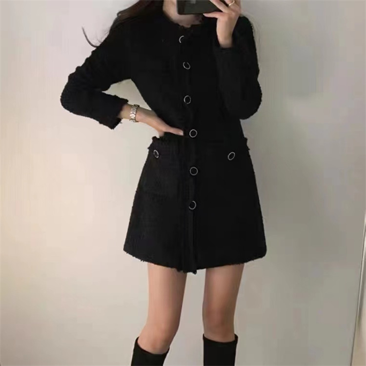 ロングワンピース フレア シルエット 中丈 スリム ワンピース 上品 カジュアル