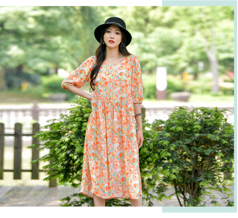 ロングワンピース レース 花園の詩 レース透かしワンピース