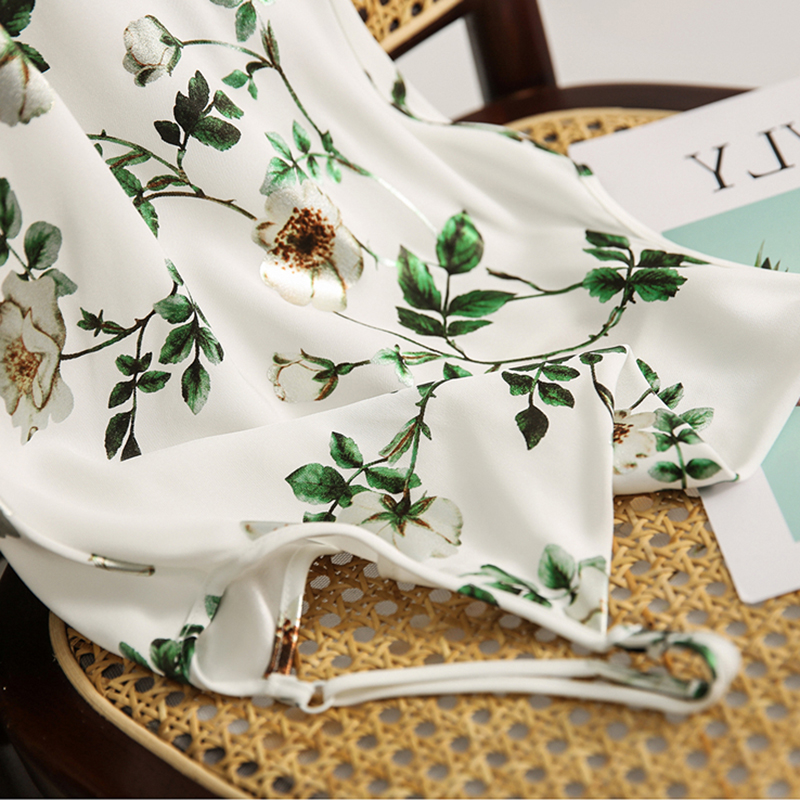 ロングワンピース キャミ 花柄プリント細紐キャミソールロングワンピース