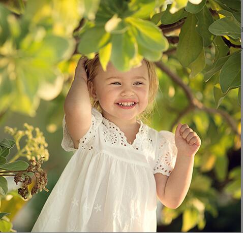 キッズ白色レース刺繍ロングワンピース結婚式お呼ばれドレス