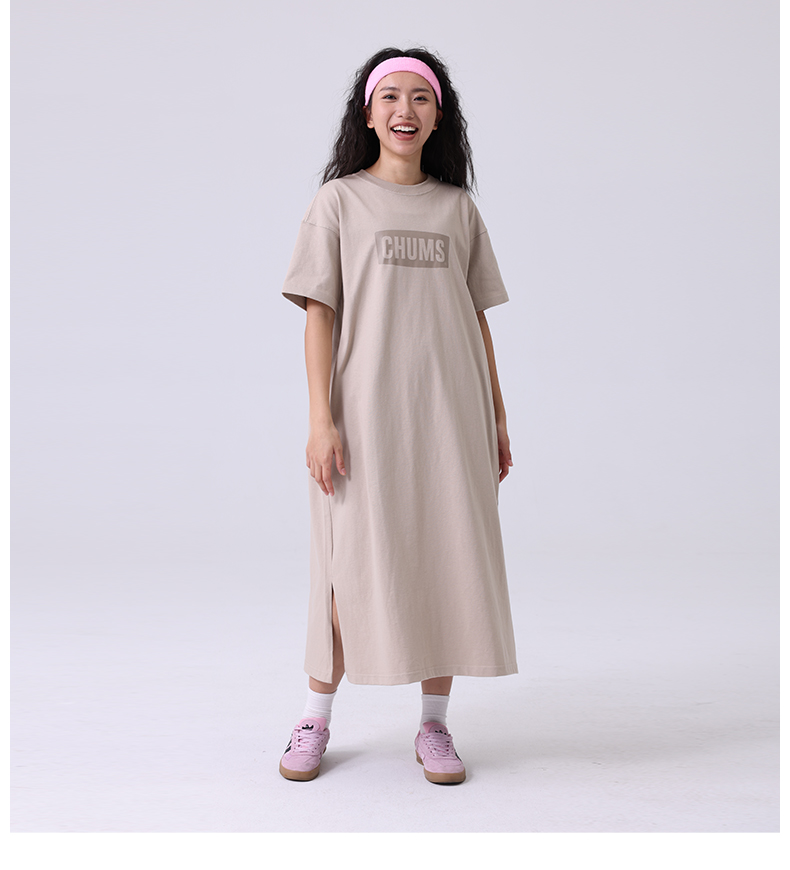 ワンピース スウェット ゆったりシルエット ワンピース