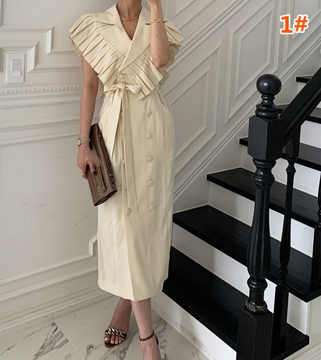 ロングワンピース 夏新作マキシワンピース レディース人気ロング丈着痩せフリル