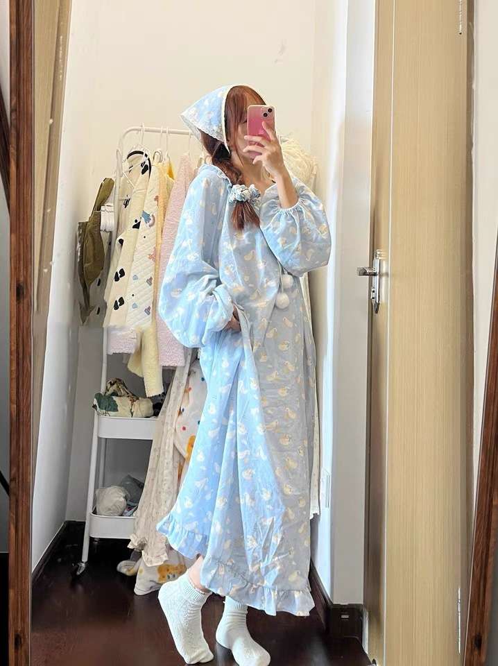 ふわもこアヒル夢見パジャマ レディース ルームウェア