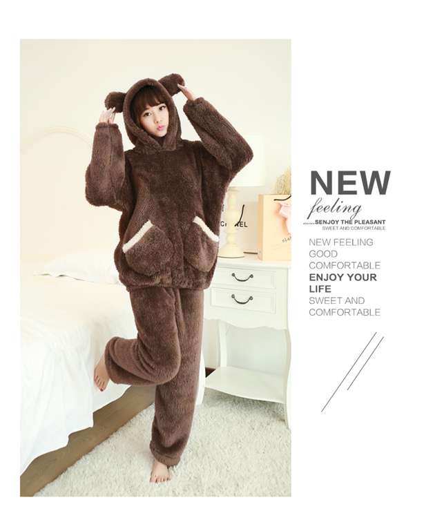 もこもこクマ耳ルームウェア レディース ルームウェア