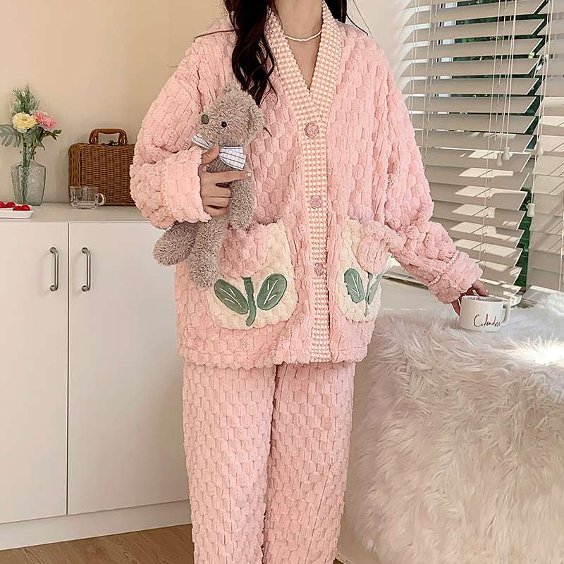 もこもこ ふわふわ パジャマ 上下セット レディース ルームウェア