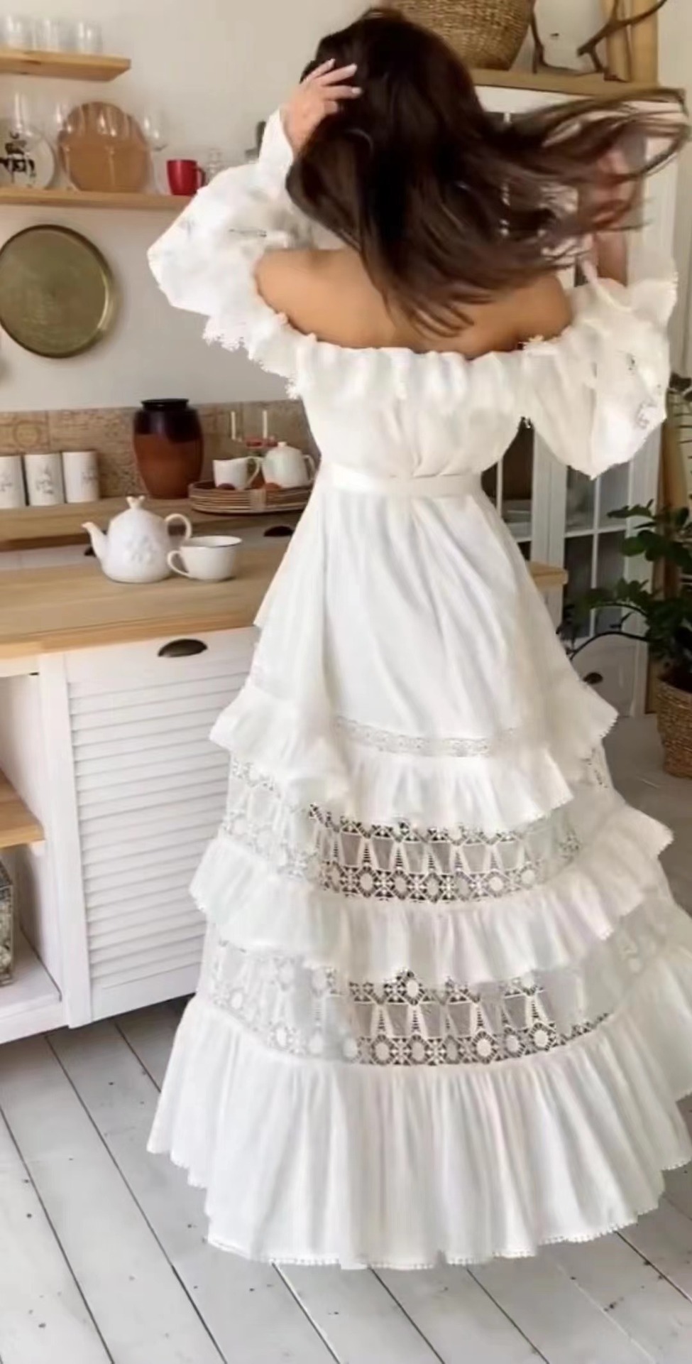 レディース ルームウェア レース使い ロマンティック姫系 ラウンジウェア