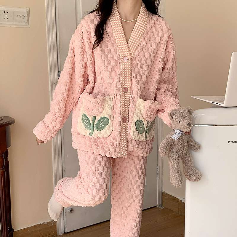 もこもこ ふわふわ パジャマ 上下セット レディース ルームウェア