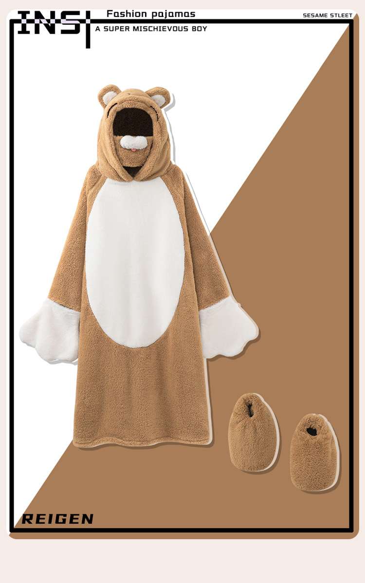 もこもこクマさんルームウェア レディース ルームウェア