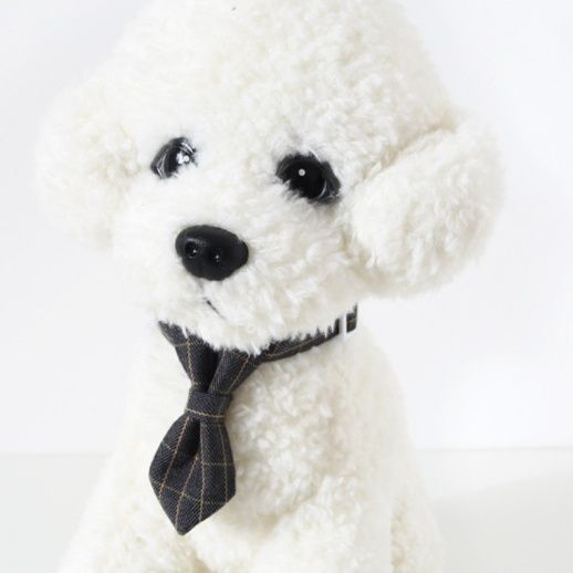 犬首輪 蝶ネクタイとネクタイ付き小型犬用フォーマル首輪