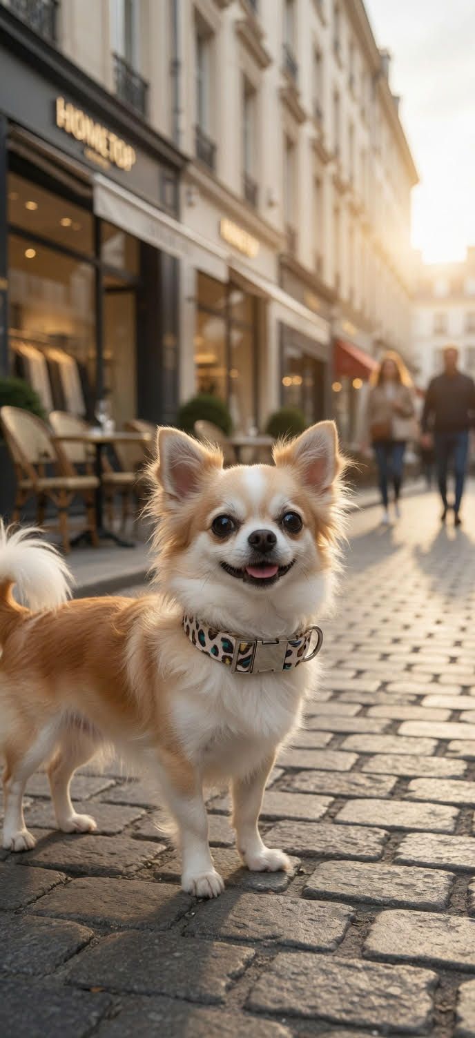 小型犬用カラフル豹柄プリント小型犬用首輪