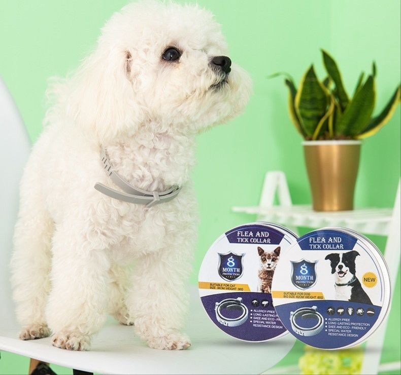 植物精油配合 犬猫兼用虫除け犬首輪 8ヶ月持続