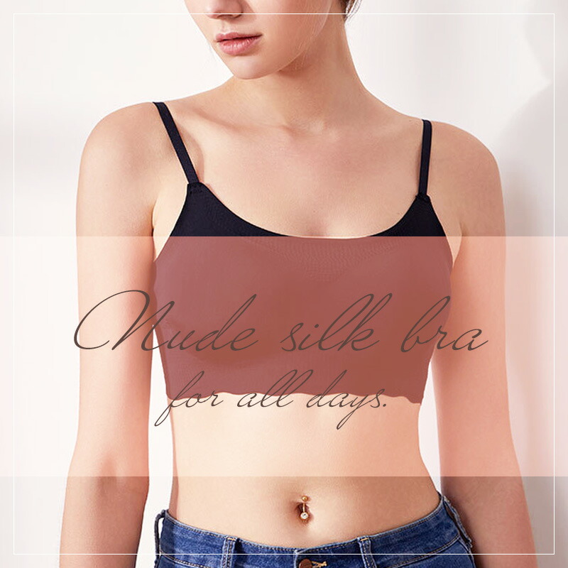 シルク素材の贅沢ナイトブラで至福の夜を