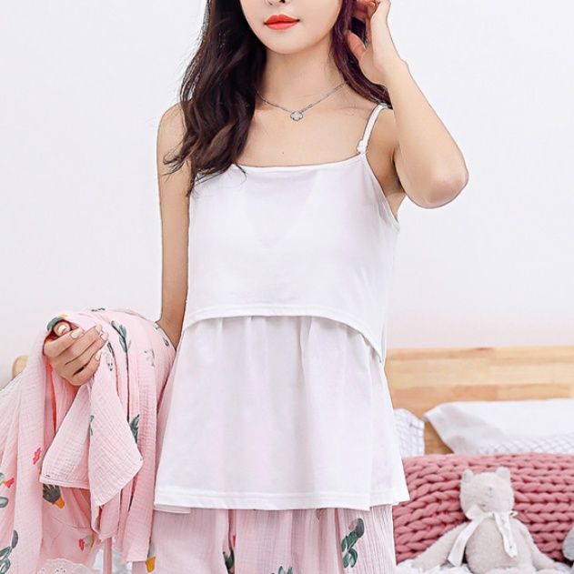 ナイトブラ 授乳対応フレアナイトブラキャミソール