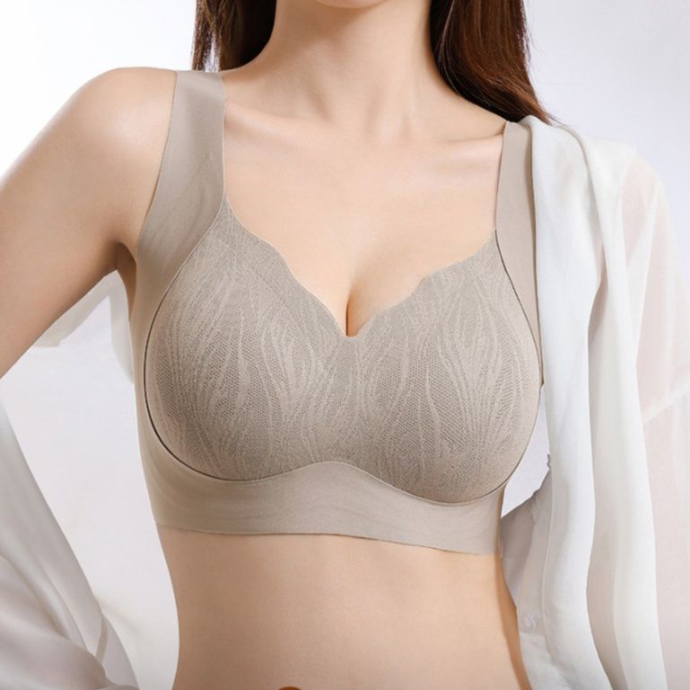 ナイトブラ ふんわり包み込む幅広肩紐ナイトブラ