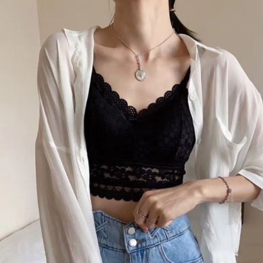 ナイトブラ 総レース見せブラ ノンワイヤー ナイト用