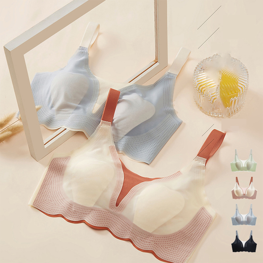 シームレス無線ブラ 極薄冷感ナイトブラ