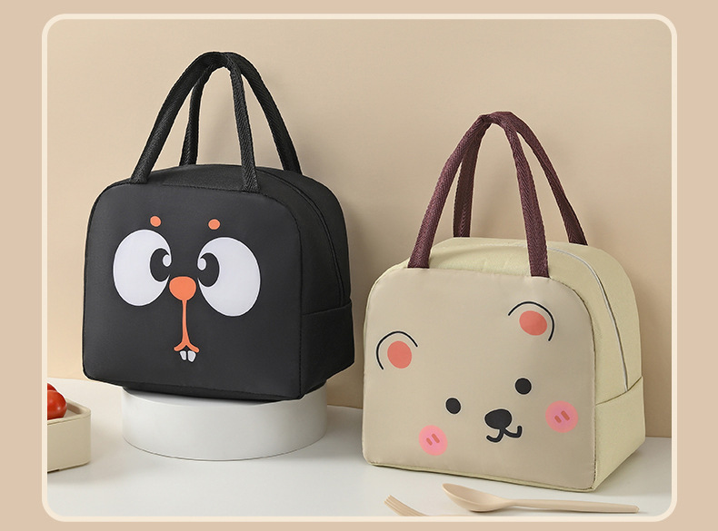 ランチバッグ 動物フェイス保冷ランチバッグ