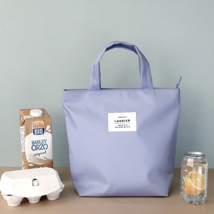 ランチバッグ シンプル保冷ミニトート