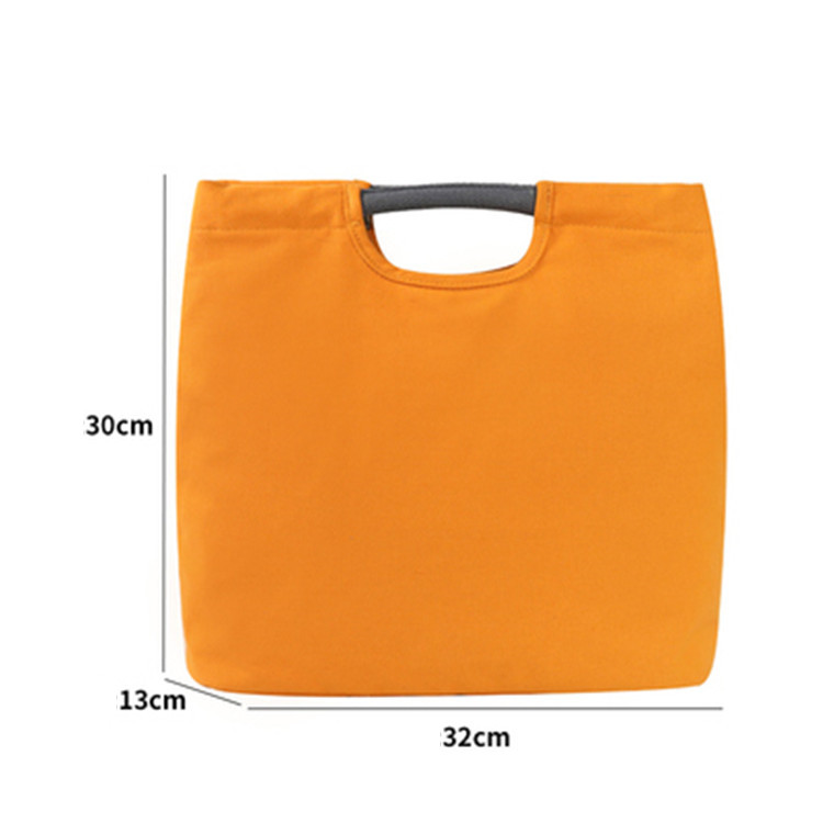 大容量シンプルランチバッグ多色展開