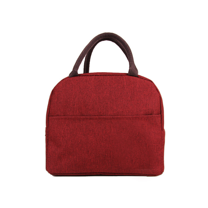 保温保冷機能付きマチ広ランチバッグ四色展開