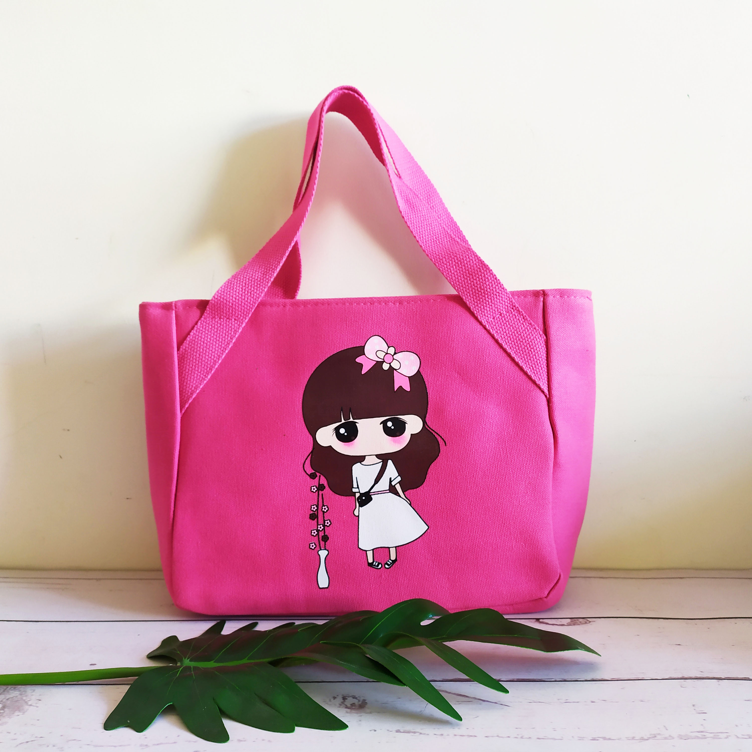 ランチバッグ イラスト入り保冷ミニトート