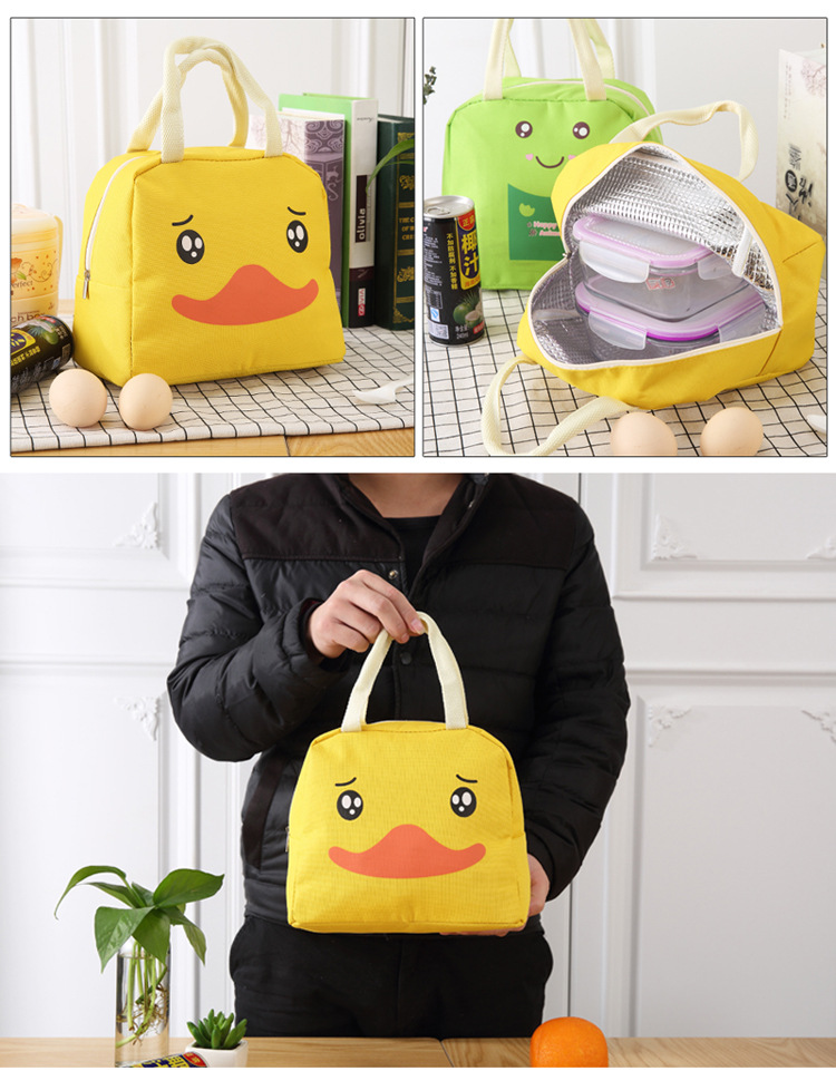 ランチバッグ 動物キャラクター保温保冷ランチバッグ