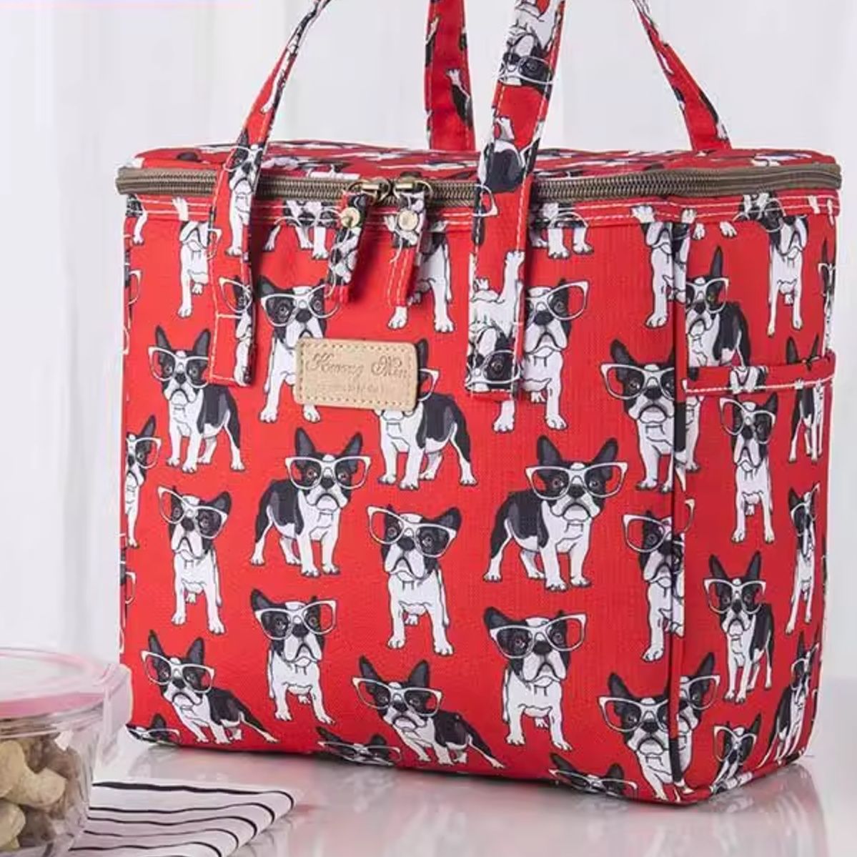 ランチバッグ たっぷり収納保冷ランチバッグ