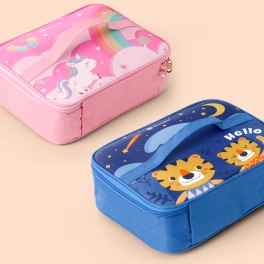 ランチバッグ ファンタジー動物柄 保冷ランチバッグ