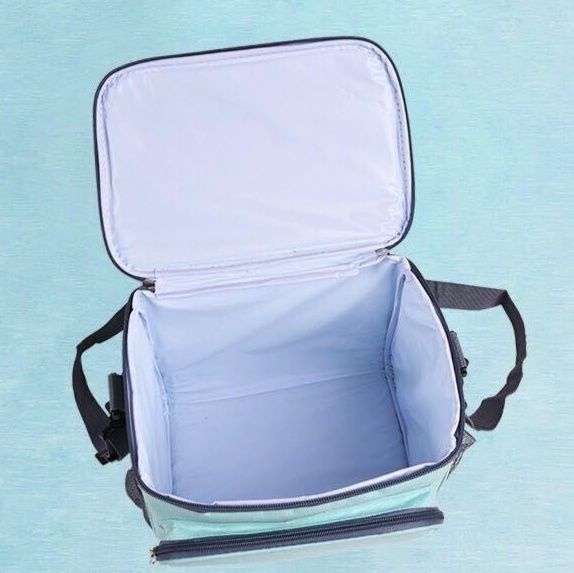ランチバッグ 多機能ポケット付き断熱ランチ収納袋