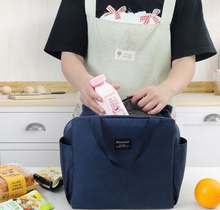 小さめ保冷ランチバッグ 手提げタイプ