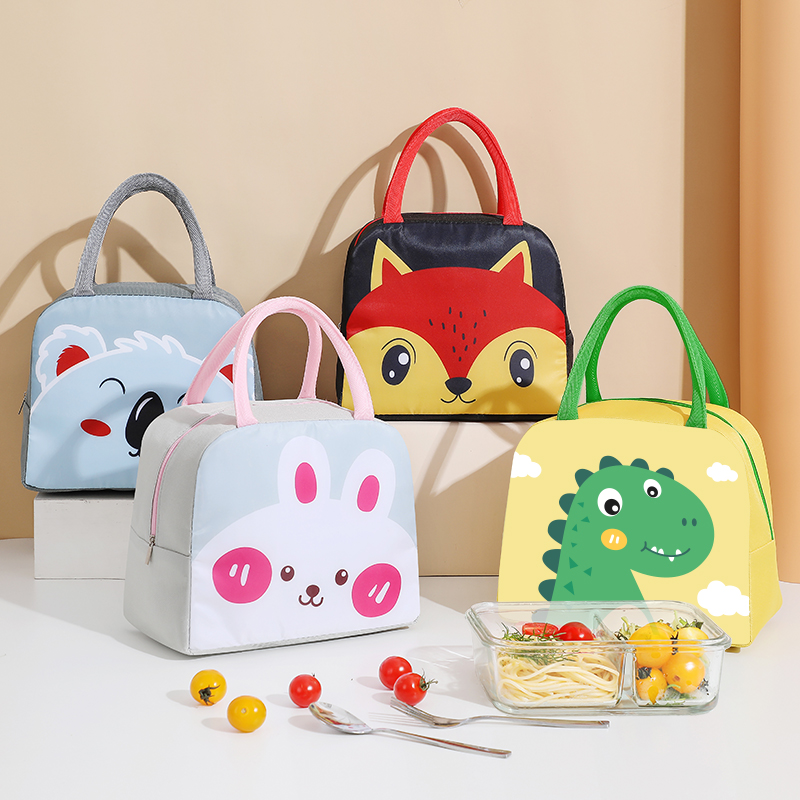 ランチバッグ 動物フレンズ お弁当トート 大きめサイズ