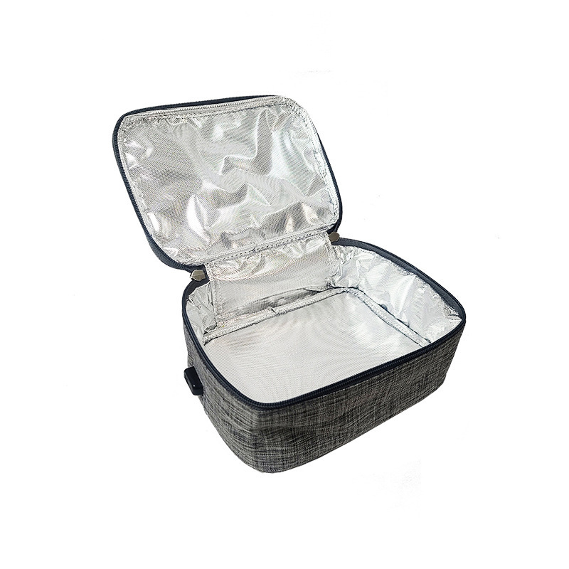 レディース保温お弁当バッグ防水充電式ランチバッグ