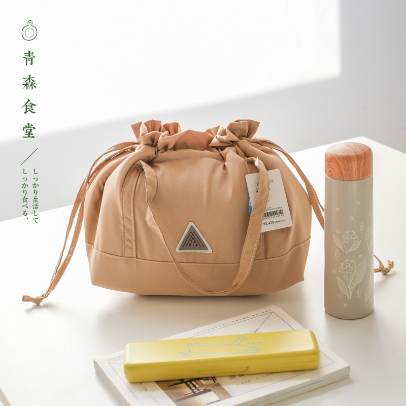 ランチバッグ 優美巾着保冷ランチバッグ