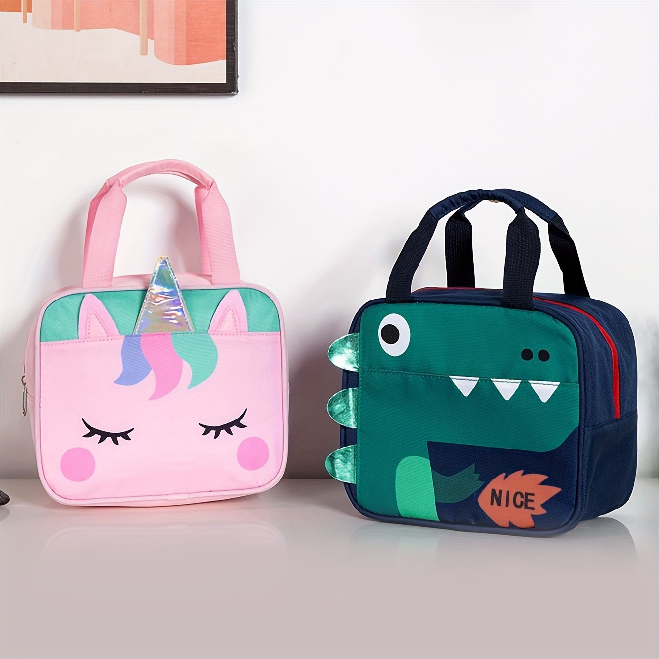 ランチバッグ 子供用動物デザイン保冷ランチバッグ