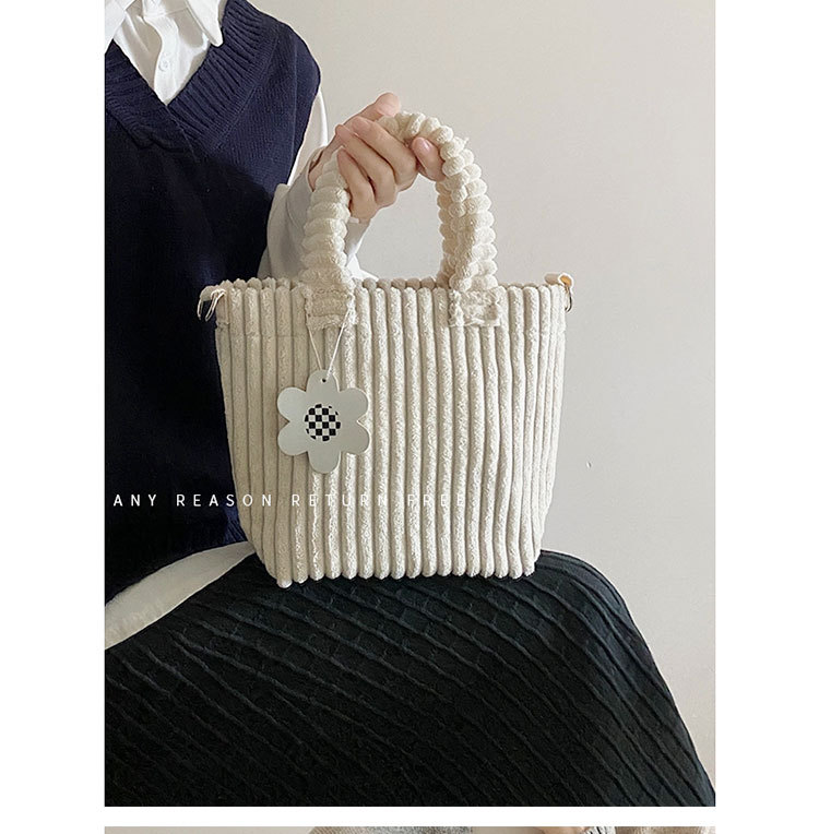 コーデュロイ ミニトートバッグ 手提げ ショルダー 二way ランチバッグ