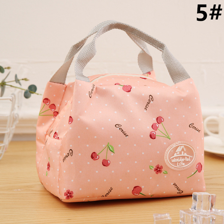 ランチバッグ 可愛い保温弁当バッグ お弁当袋 防水ランチポーチ