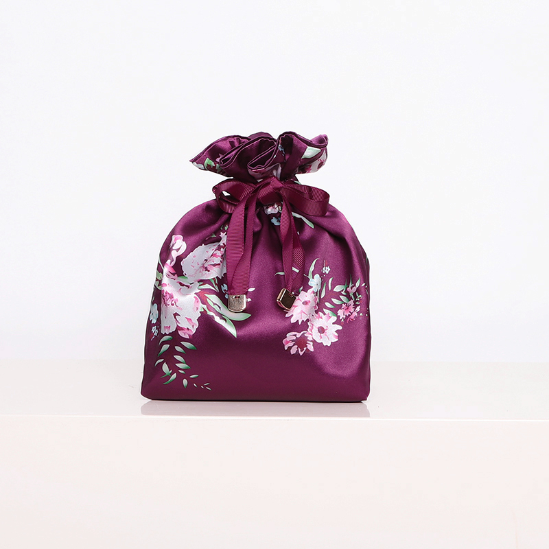 ランチバッグ 花咲く巾着ランチバッグ