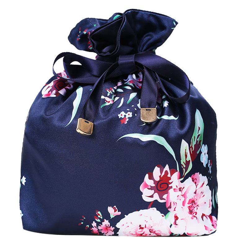 ランチバッグ 花咲く巾着ランチバッグ