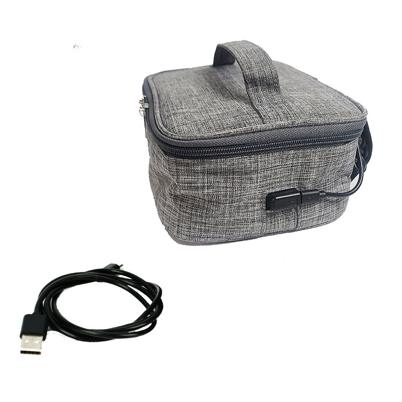 レディース保温お弁当バッグ防水充電式ランチバッグ