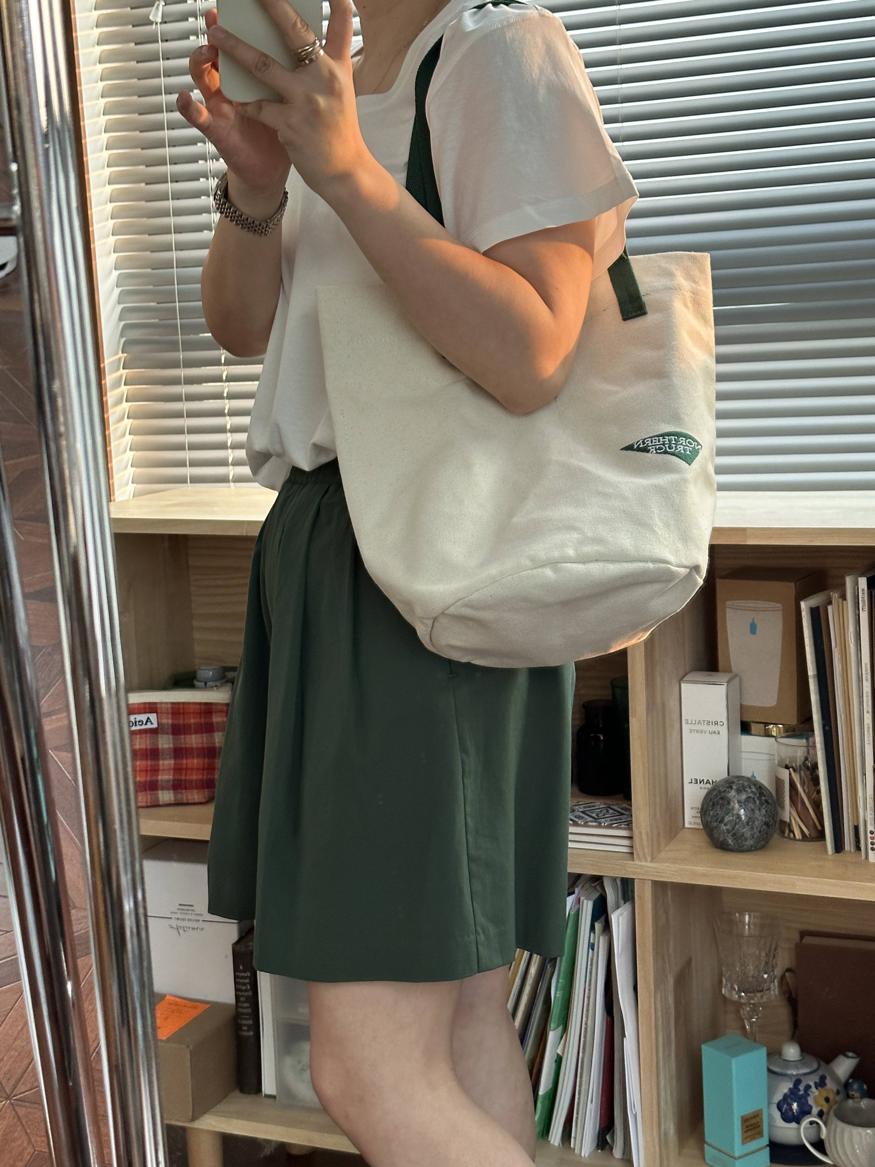 ランチバッグ 自然派キャンバス ゆったりランチトート