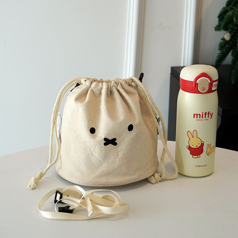 ランチバッグ うさぎさん巾着ランチバッグ