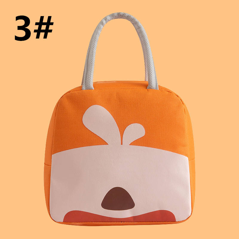 可愛いクマ柄お弁当袋 大容量ランチバッグ