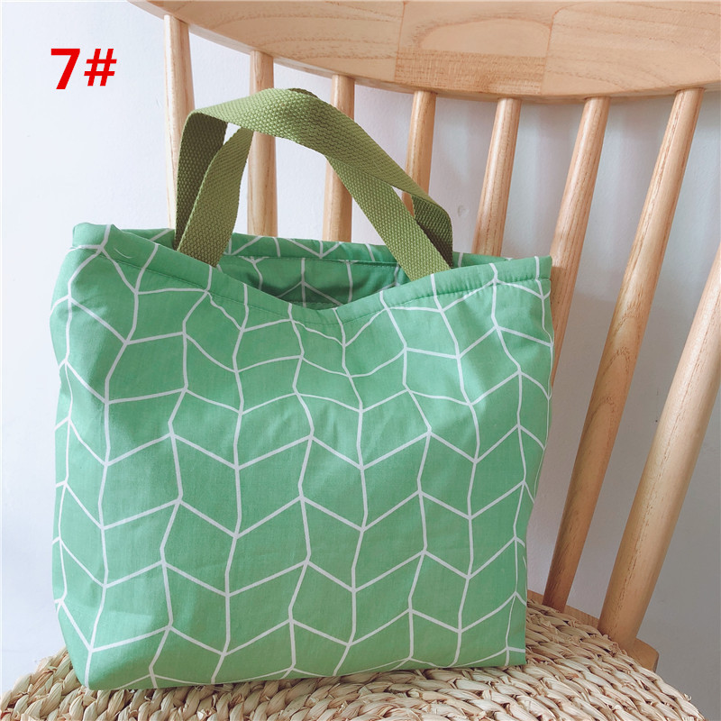 花柄ランチバッグ お弁当袋 ナチュラル手提げ