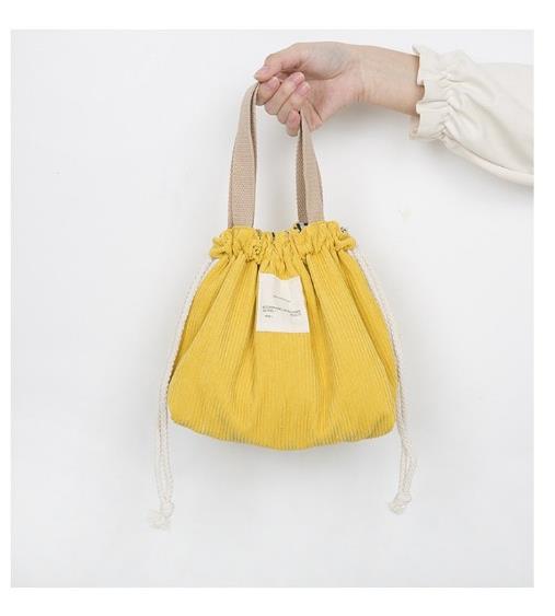 軽量巾着型ランチバッグ 洗える大容量お弁当袋