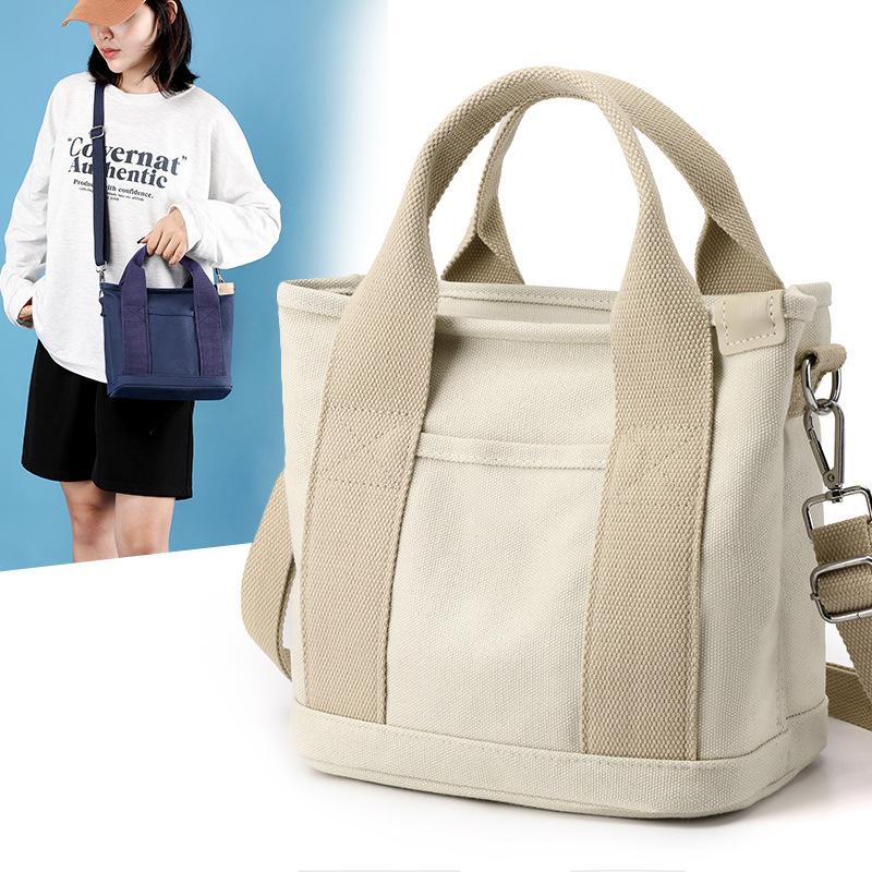 ランチバッグ たっぷり収納キャンバストートランチバッグ