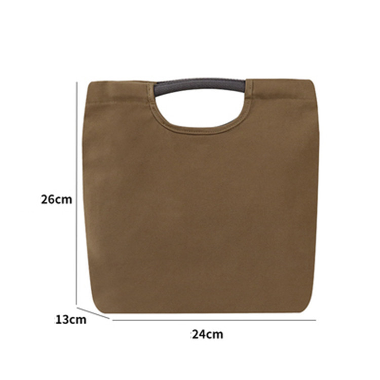 大容量シンプルランチバッグ多色展開